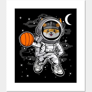 Astronaut Basketball Floki Inu Coin To The Moon Floki Army Crypto Token Cryptocurrency Blockchain Wallet Birthday Gift For Men Women Kids Posters and Art